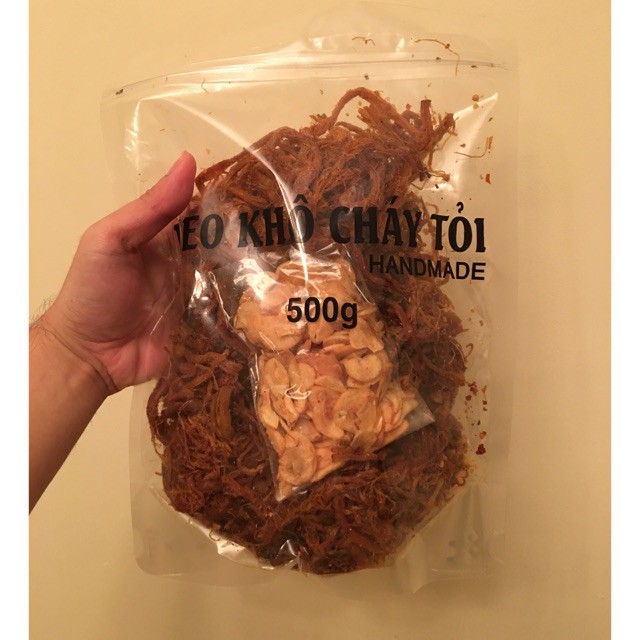 500G KHÔ HEO CHÁY TỎI THƠM NGON | BigBuy360 - bigbuy360.vn