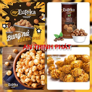 Bỏng ngô cao cấp Eureka vị Cà phê trắng lon 70g