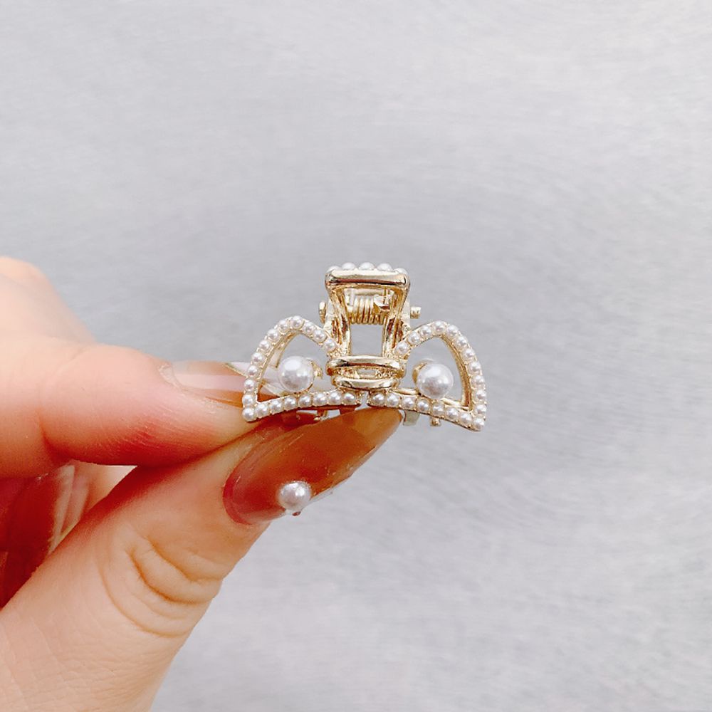 Kẹp tóc hợp kim hình nơ phong cách Hàn Quốc dễ thương cho nữ