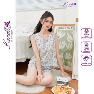 Đồ bộ nữ mặc nhà Jcvcoll - Karoll NH22.053 BỘ THÔ QĐ