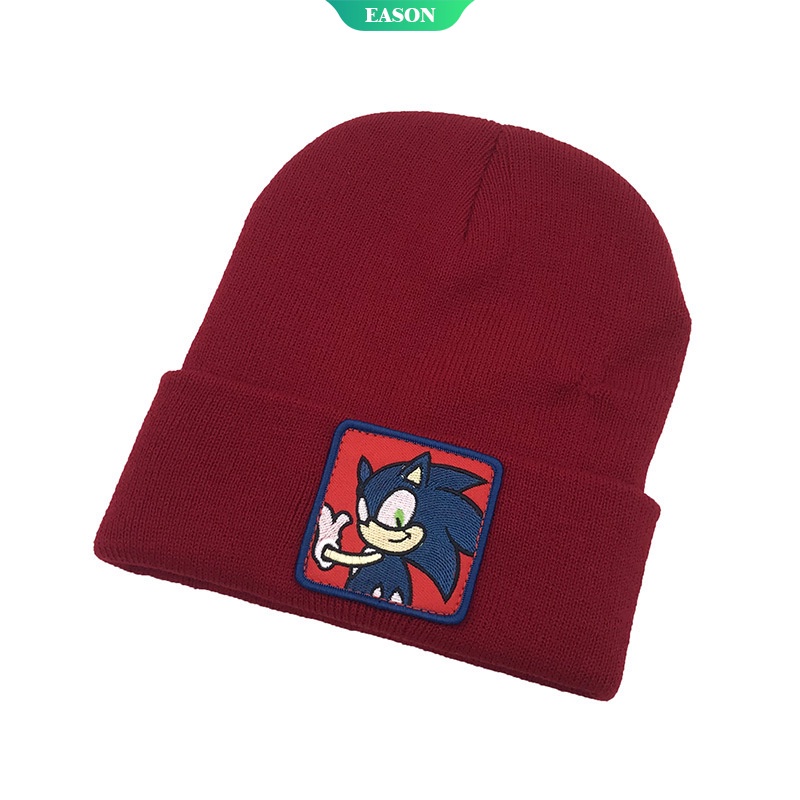 Nón Len Thêu Hình Nhím Sonic Phong Cách Âu Mỹ Đáng Yêu