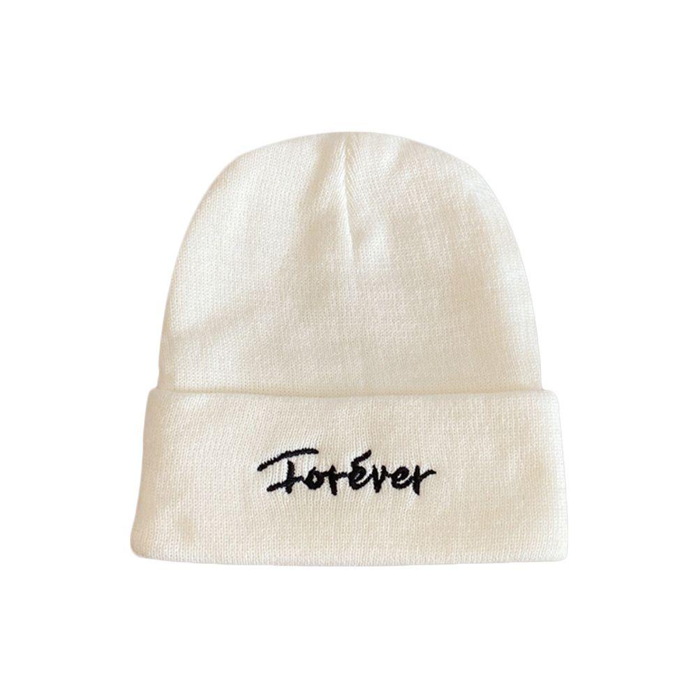 Mũ Beanie Dệt Kim Màu Trơn Dễ Thương Chất Lượng Cao Cho Nữ