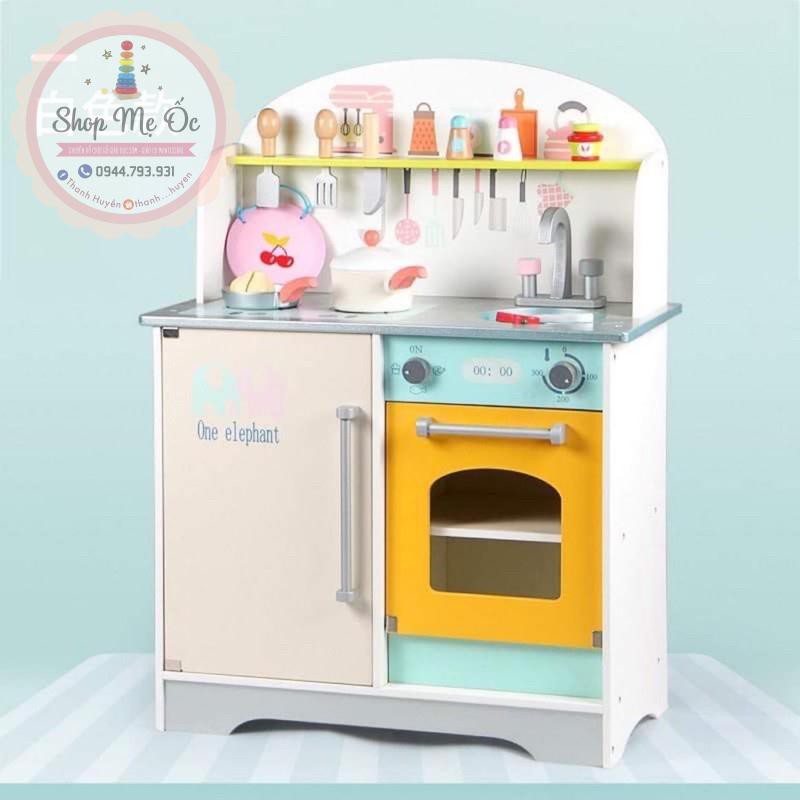 (Hàng có sẵn) Đồ Chơi Gỗ - Nhà Bếp Kiểu Nhật Japanese Kitchen F cao cấp