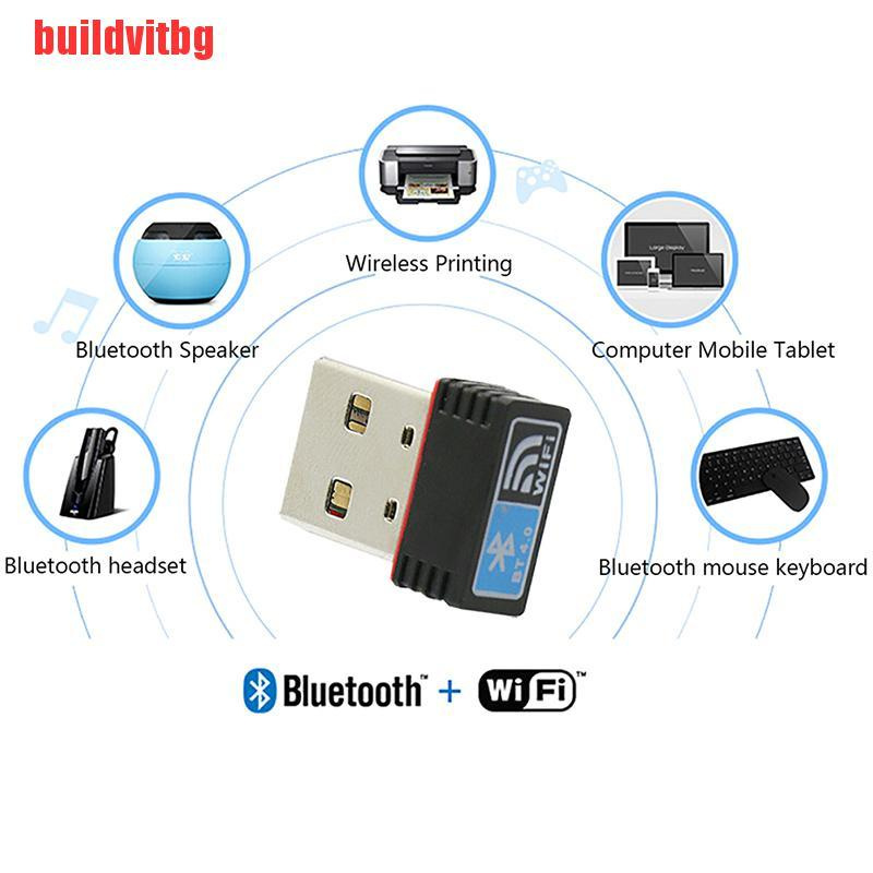 Thẻ Mạng Không Dây Bluetooth Mini Usb Wifi Bt4.0 150m Gvq | BigBuy360 - bigbuy360.vn
