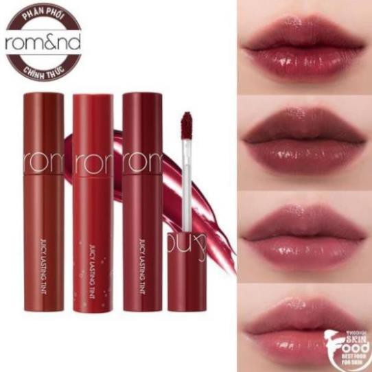 (NHẬP KHẨU HÀN QUỐC) Son Tint Lì Romand Juicy Lasting Tint 5.5g