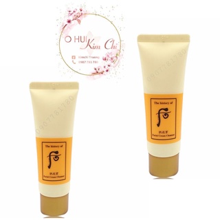 Kem tẩy trang đông y hoàng cung whoo Vàng Cream Cleanser 40ml