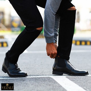 [Trợ Giá] Chelsea Boot - Giày Da Bò Cao Cấp -  Giày Da Thật - Giày Dr - Giày Boot