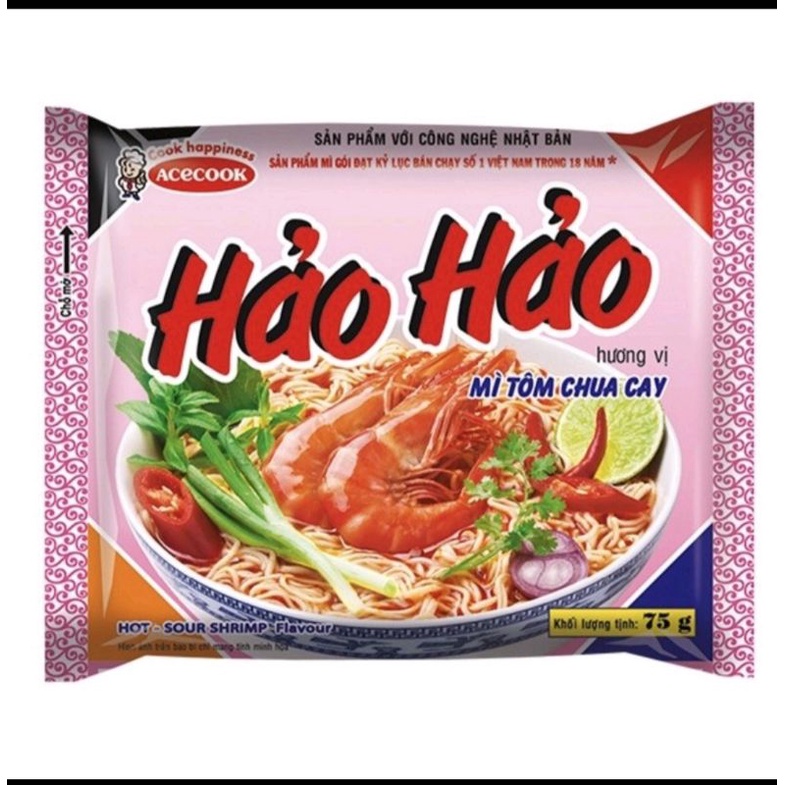 Mì Hảo Hảo Tôm Chua Cay, Tôm Xào Chua Cay  65g | BigBuy360 - bigbuy360.vn
