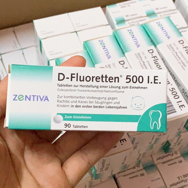 D3 fluoretten 500 iu của Đức