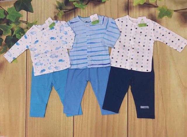 Bộ Cúc Giữa LULLABY Cotton Mỏng Mẫu Mới 2019