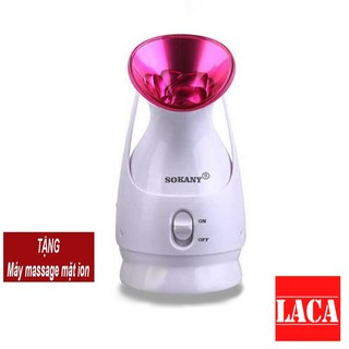 Máy xông hơi mặt SOKANY ZJ-608 cao cấp, tặng kèm máy massage mặt ion, lỗi đổi mới trong 30 ngày
