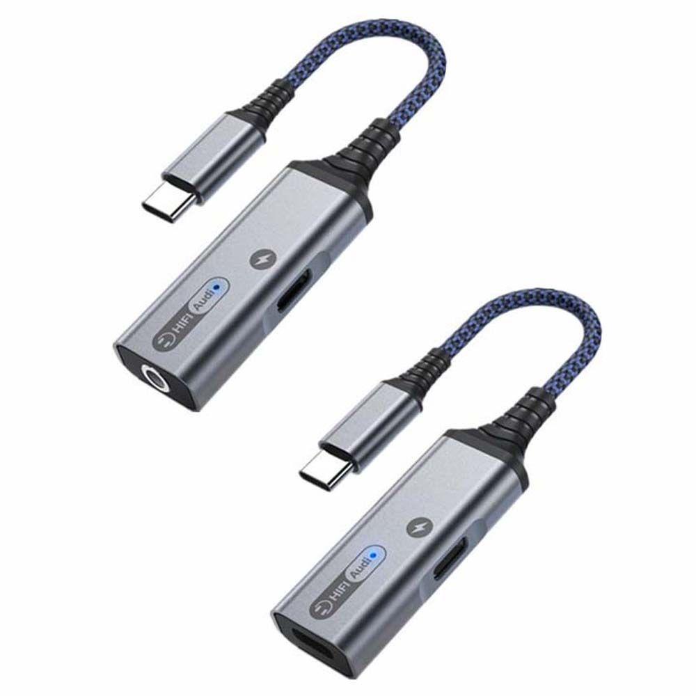 Cáp Chuyển Đổi Âm Thanh Type C Sang Cổng Sạc 3.5mm 60W PD 3.0 Chuyên Dụng