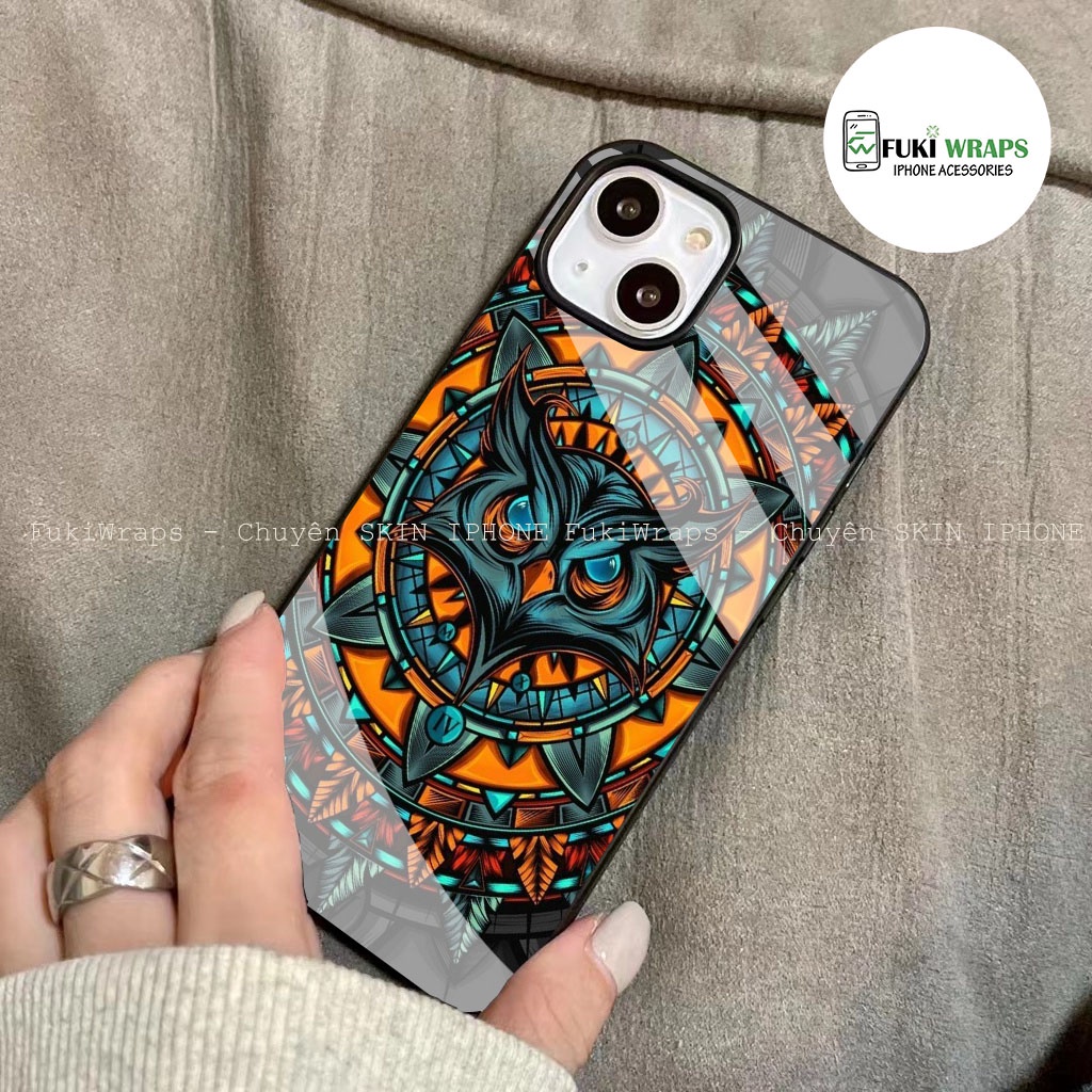 Ốp Lưng Kính Cường Lực / Case Cú Chống Vỡ Dành Cho 13ProMax 12ProMax 11ProMax X XSMAX Fukishop