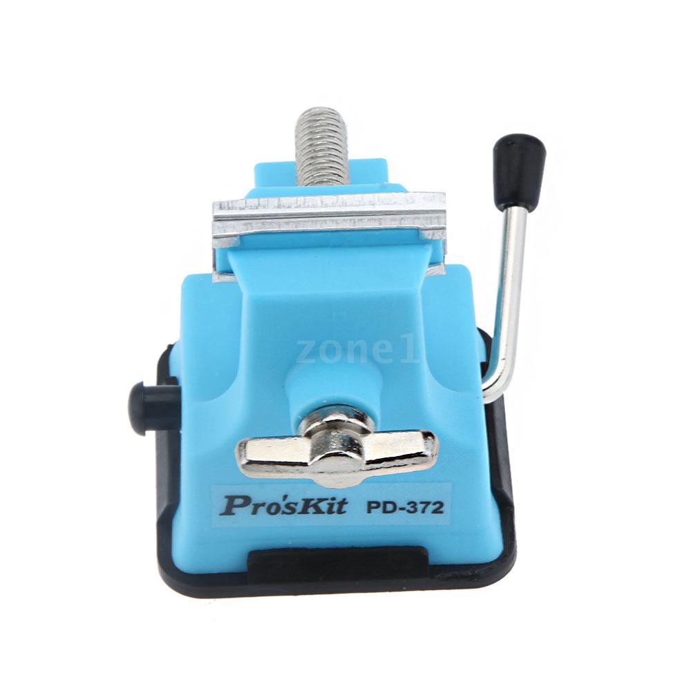 zone1 Pro'sKit PD-372 Mini Vise Bench Working Table Vice Bench for DIY Jewelry Craft Mould Fixed Repair Tool (Jaw openin