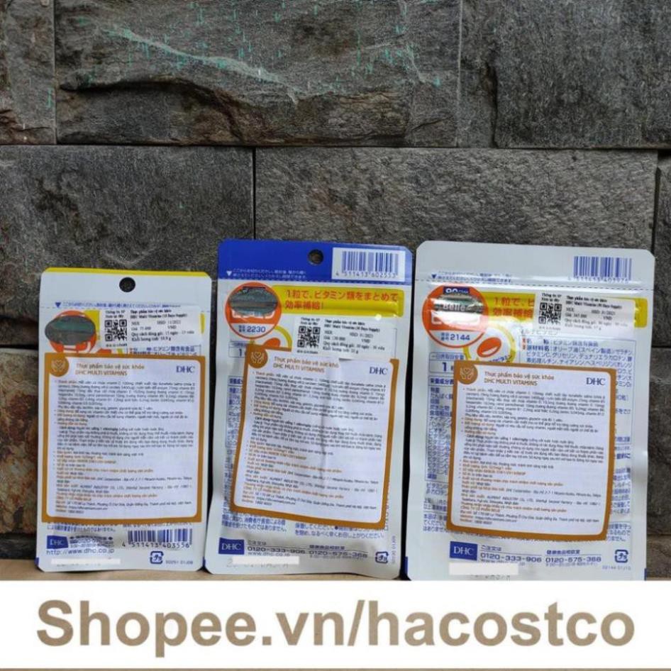 Viên uống Vitamin Tổng Hợp DHC MULTI VITAMINS 15 30 90 ngày dùng | BigBuy360 - bigbuy360.vn