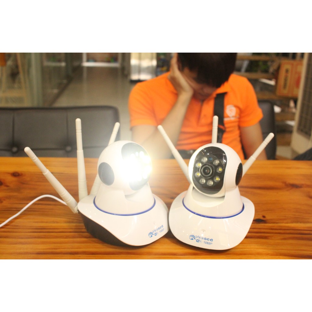 CAMERA 3 RÂU YOOSEE 8LED 2.0MPX FHD 1080P XOAY 360 ĐỘ SIÊU NÉT - CÓ MÀU BAN ĐÊM #8