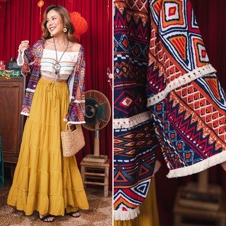 CARDIGAN HỌA TIẾT AZTEC