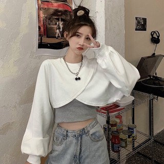 Set 2 Món Áo Croptop Đắp Chéo ( Kèm áo ba lỗ)💋