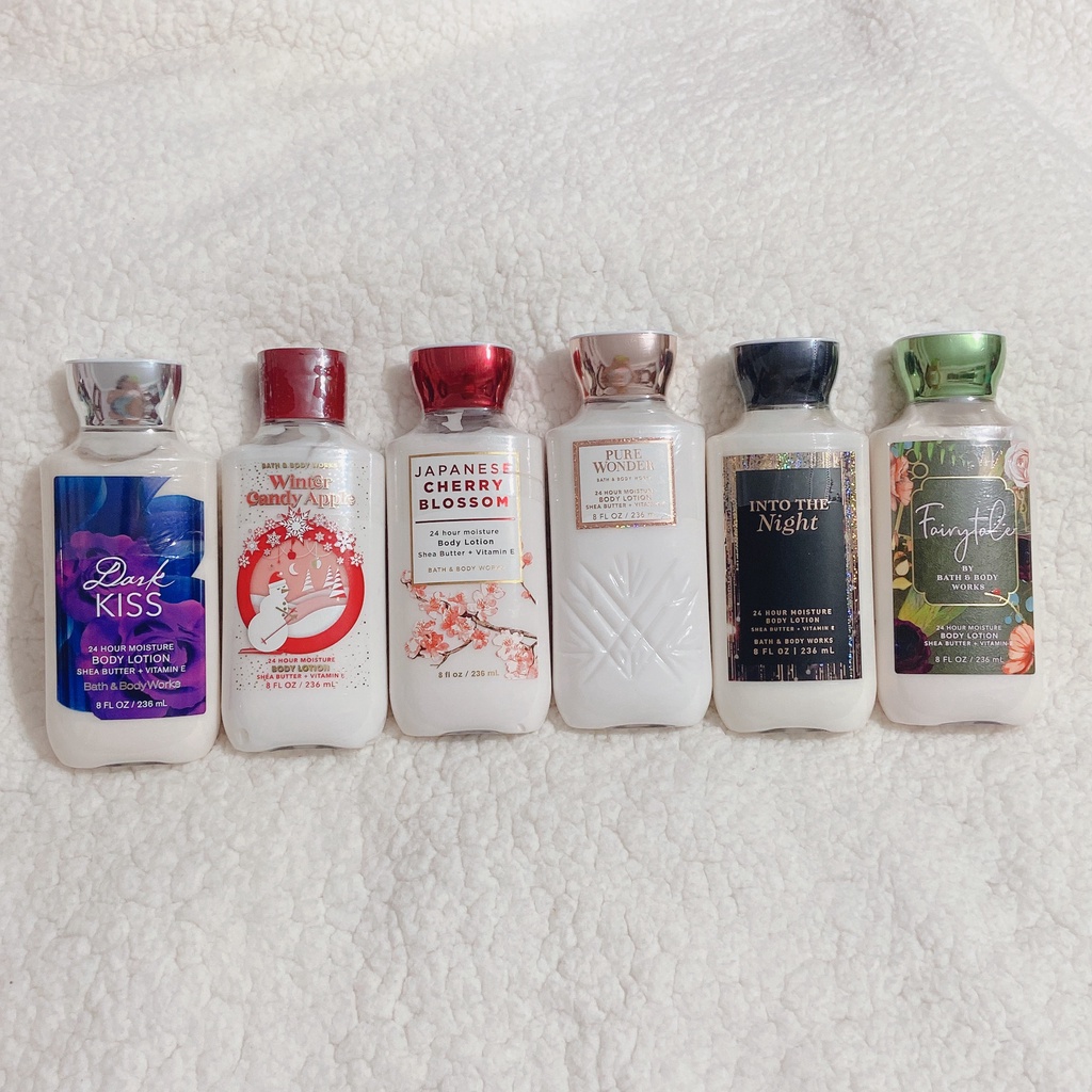 {Có Bill Mỹ} {Chuẩn Auth} Dưỡng thể BBW Bath &amp; Body Works Body Lotion 236ml chính hãng USA có nhiều mùi hương chọn lựa