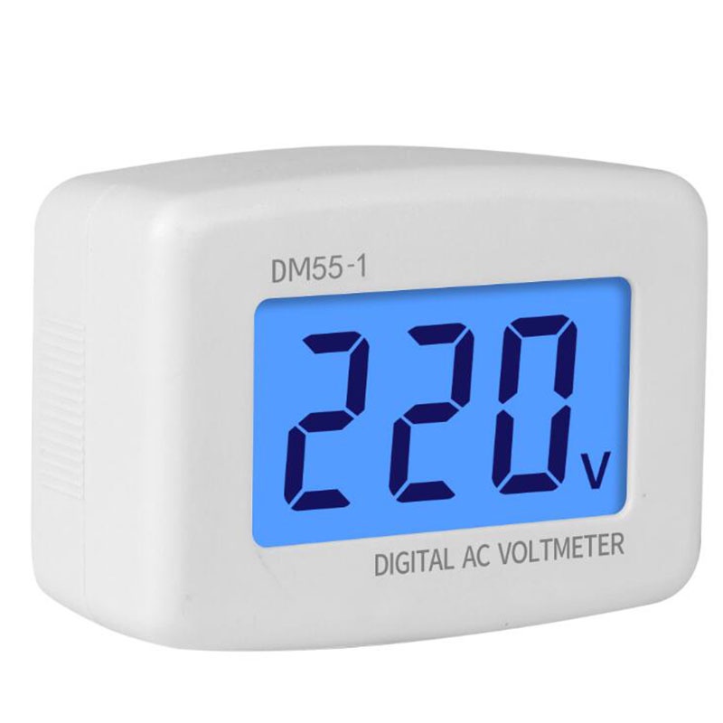 Vôn Kế Điện Tử AC 80-300V US DM55-1 LCD