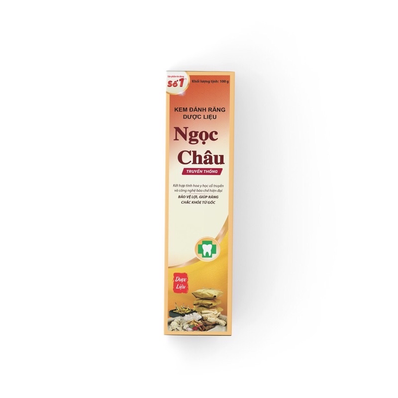 kem đánh răng dược liệu ngọc châu 100g