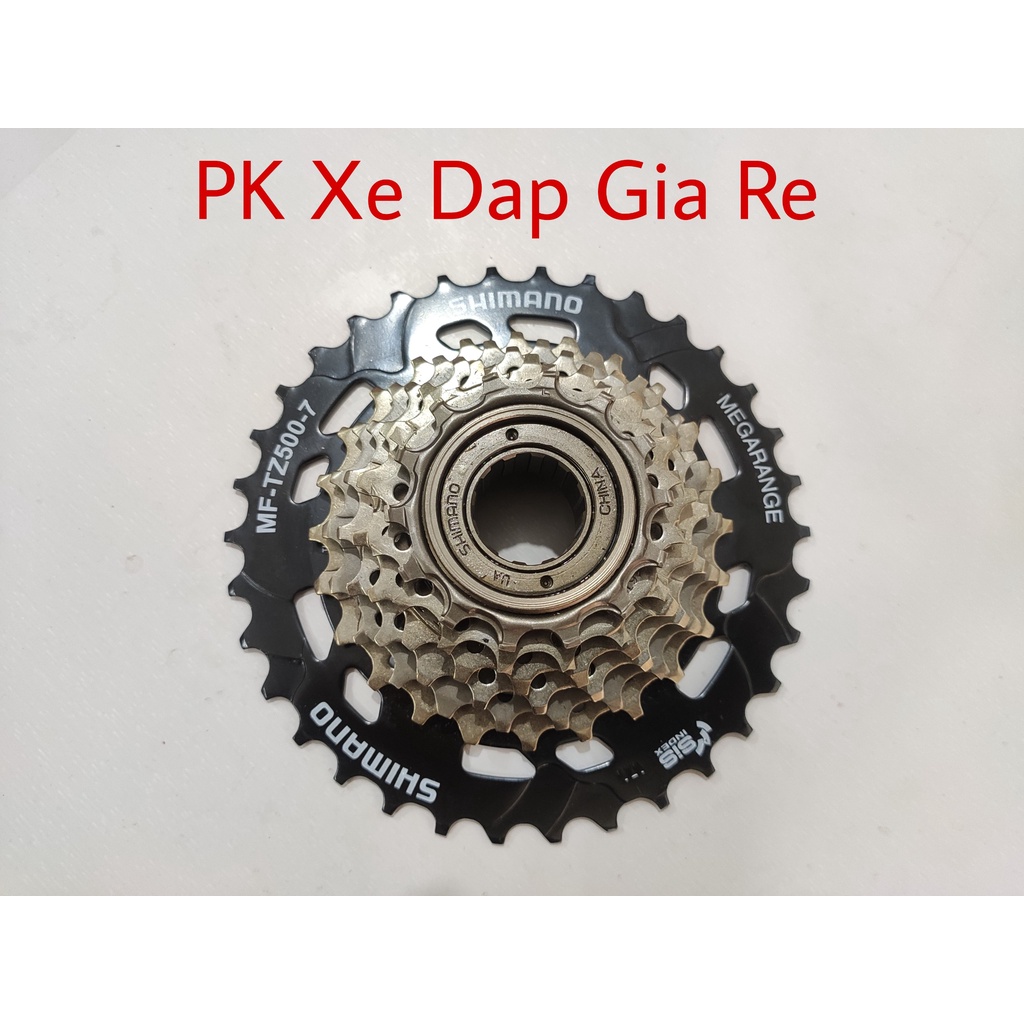 Líp vặn 7 Tốc Độ Shimano MF-TZ500-7 Dành Cho Xe Đạp Leo Núi MTB 14-34T