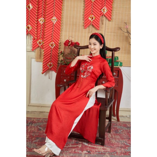 ❤ Áo dài lụa đẹp co giãn nhẹ nhàng hàng thiết kế cao cấp ảnh thật 100%  áo dài thiết kế giá rẻ