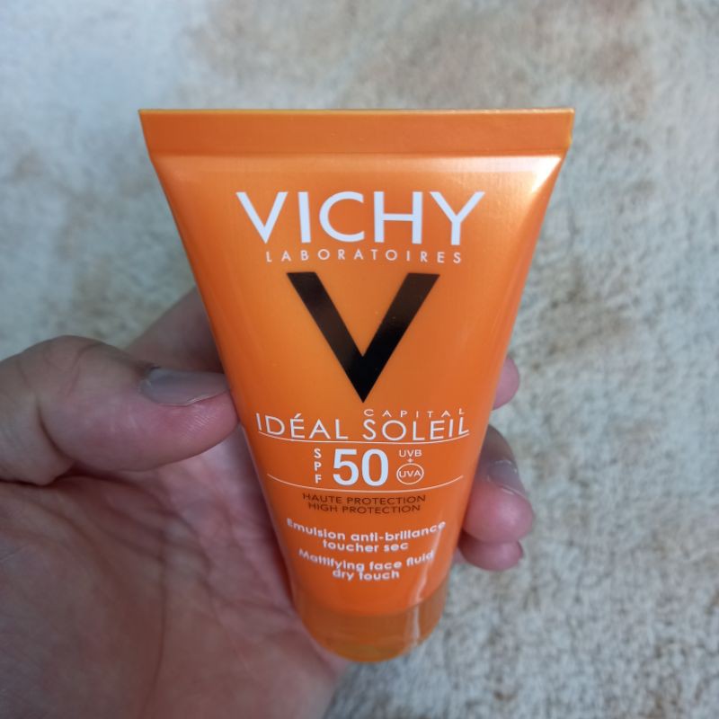 Kem chống nắng Vichy SPF50 không gây nhờn rít [HÀNG CHÍNH HÃNG PHÁP]