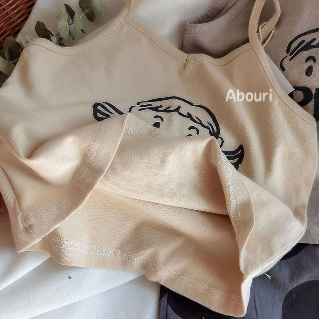 Áo Hai Dây In Họa Tiết Hoạt Hình Phong Cách Cổ Điển Thời Trang Cho Bé Trai Và Gái