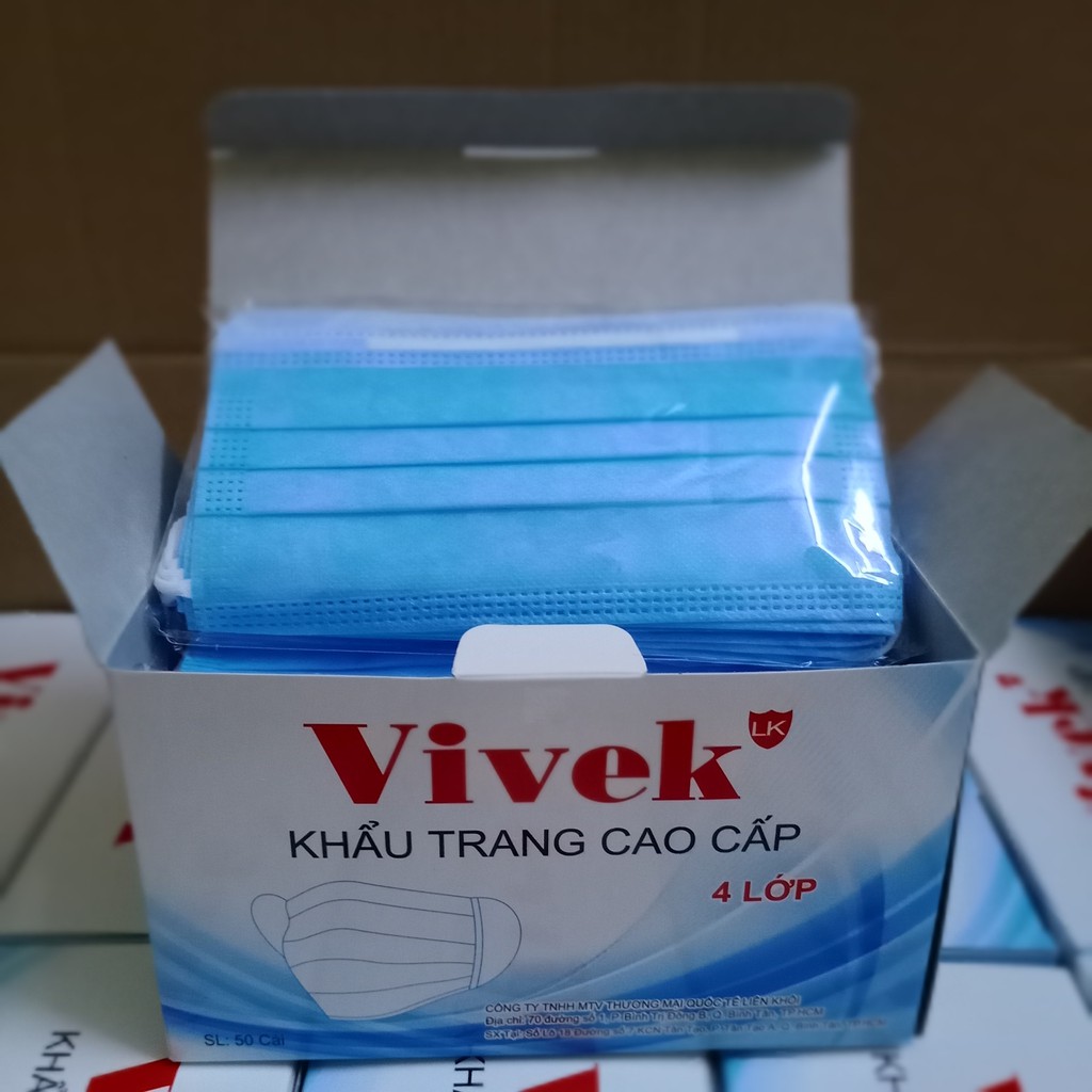 【Giá xài thử】Khẩu trang y tế 4 lớp giấy kháng khuẩn cao cấp❤ hàng xuất khẩu❤