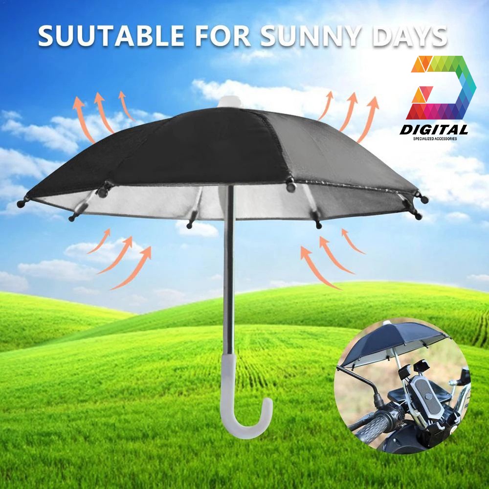 Ô Dù Mini Chống Nước Che Mưa Nắng Cho Điện Thoại