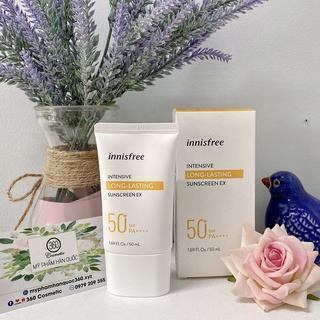 [HSD: 2025] Chống Nắng Lâu Trôi, Nâng Tone, Kiềm Dầu Innisfree Intensive Long-Lasting Sunscreen Ex SPF50+/PA++++ 50ml