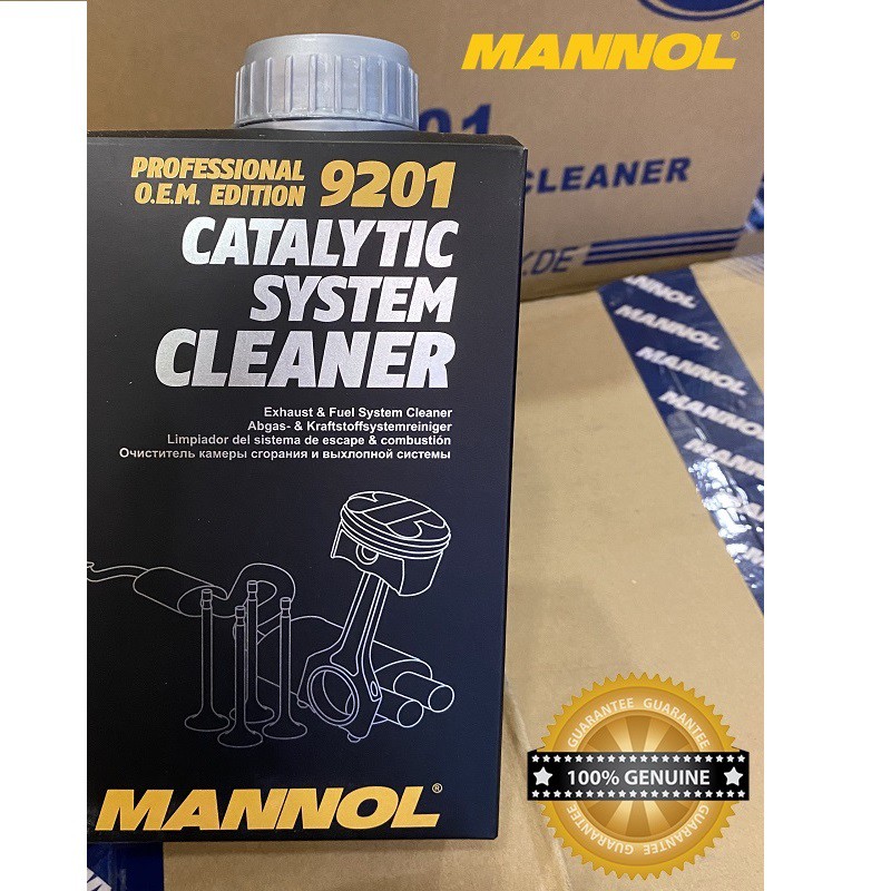 Tẩy Rửa Hệ Thống Khí Thải MANNOL 9201 Catalytic System Cleaner  0.5 Lít Exhaust &amp; Fuel System Cleaner