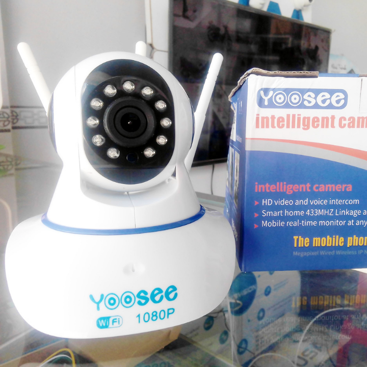 Camera Yoosee 3 Râu xoay 360 độ, độ phân giải FULL HD 2.0MP 1920x1080p Không Dây, tích hợp ghi âm