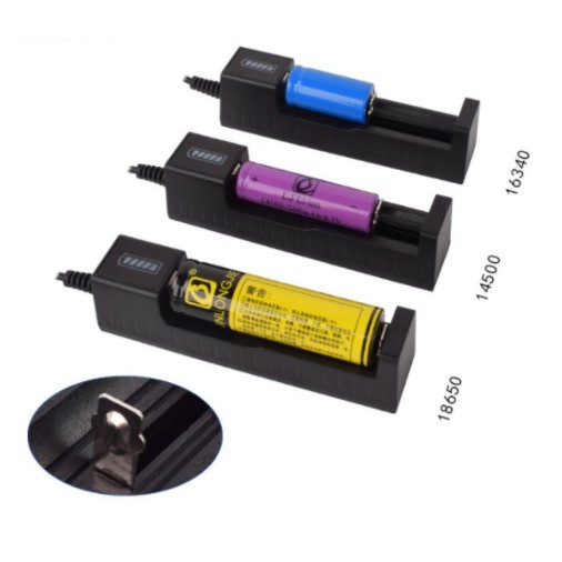 Sạc Pin 18650, 18350, 18500, 14650,16650, 6340,14500, 10440 - Sạc pin 3.7V, Sạc Pin 4.2V - Sạc USB đơn