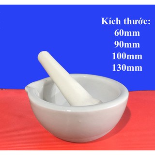 BỘ CỐI CHÀY SỨ NGHIỀN MẪU CHẤT Thí Nghiệm (Rẻ vô địch) - DỤNG CỤ THÍ NGHIỆM