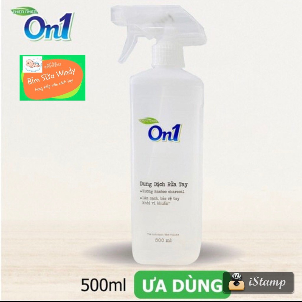 Dung Dịch Rửa Tay Khô On1 Hương BamBoo Charcoal 500ml | BigBuy360 - bigbuy360.vn