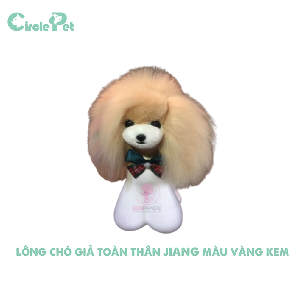 Lông Đầu Chó Giả Teddy JIANG Nhiều Màu Sắc Luyện Tập Và Cắt Tỉa Lông Chó Chuyên Nghiệp - Circle Pet