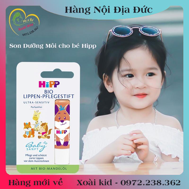 [auth] Son dưỡng môi hữu cơ HIPP BIO trẻ em cao cấp an toàn cho bé - Nội địa Đức Đủ Bill [Hot]