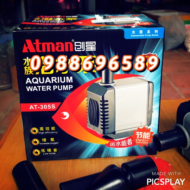 Máy bơm nước quạt điều hoà atman AT-305s