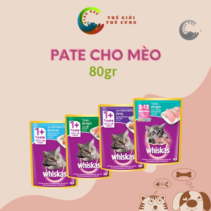 Pate cho mèo Whiskas siêu ngon