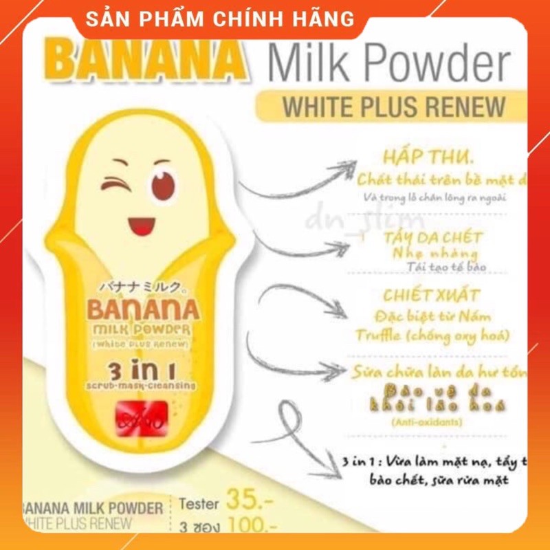 🍌  MẶT NẠ Ủ CHUỐI ĐẨY CỒI MỤN THÁI LAN 🇹🇭