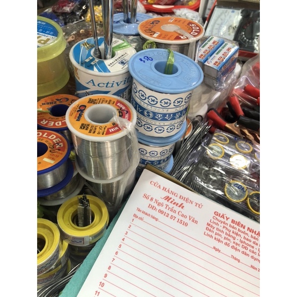 Thiếc hàn Seoul Solder hàn quốc 1.0mm 898gam chưa được 1kg