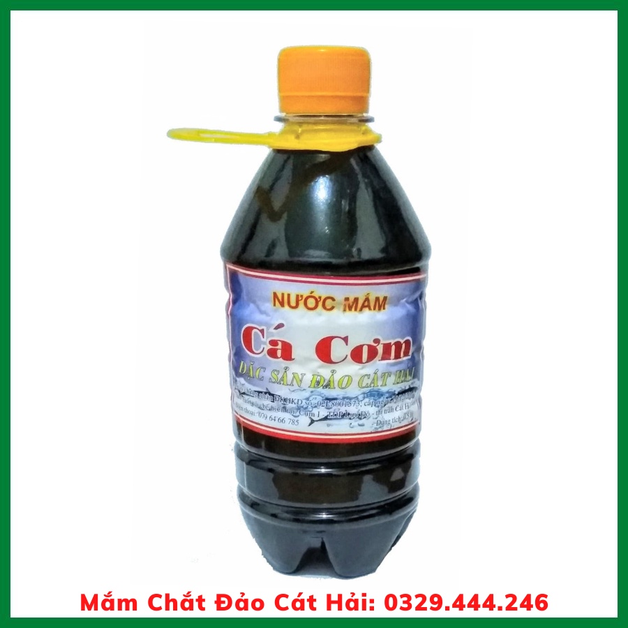 Nước mắm Chắt Cá Cơm Cát Hải (0,5 lít)