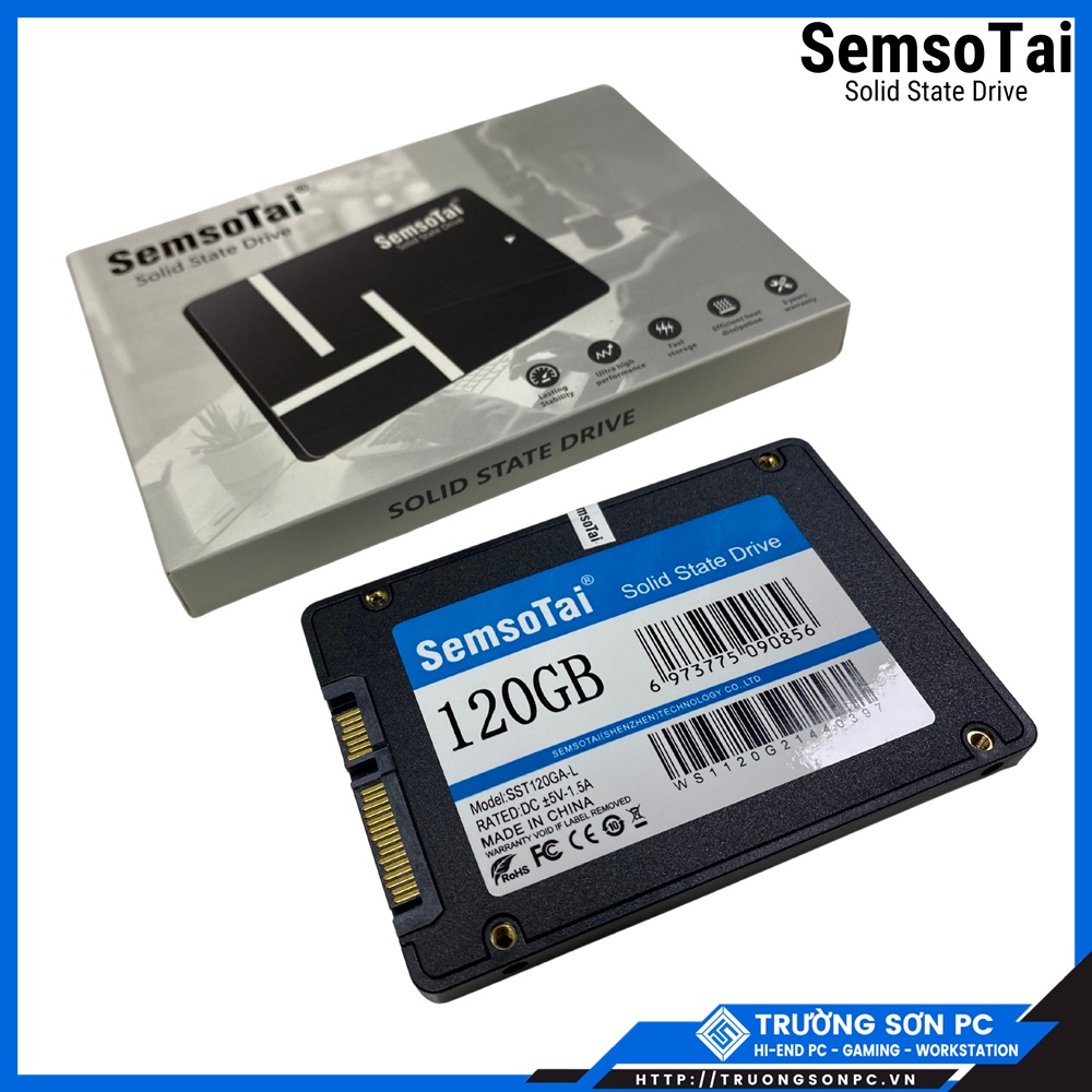 Ổ Cứng SSD SEMSOTAI 120GB 2.5&quot; Sata3 6GB/S | Chính Hãng BH 36 Tháng