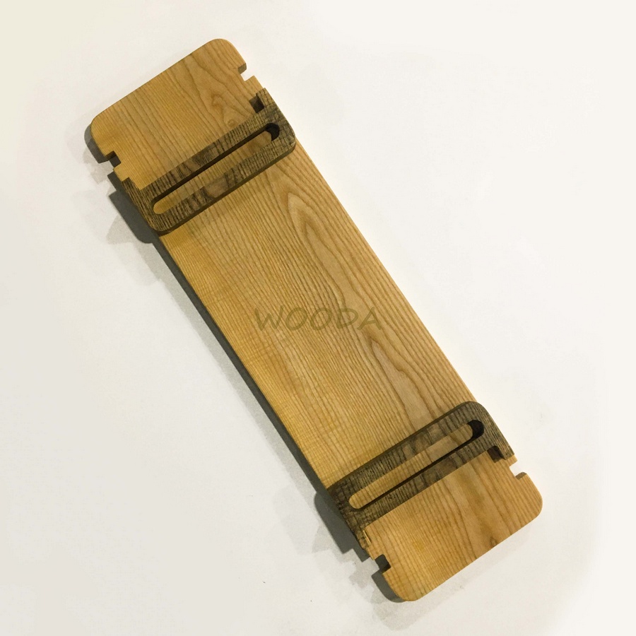 Khay gỗ đa năng để bàn, chân tháo lắp tiện lợi