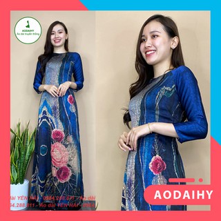 Áo dài truyền thống Lụa đông hưng cao cấp, Áo dài không nhăn | DH11