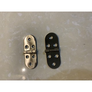Bản lề bán nguyệt chất liệu inox 80x30 mm - Hàng đẹp - 1 set 4 chiếc