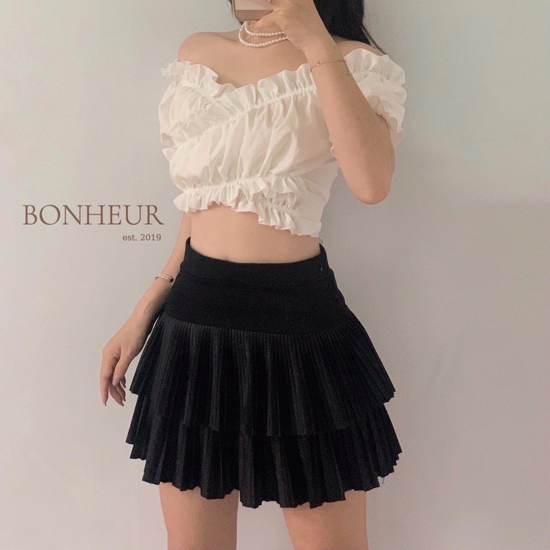 Áo Voan Bèo Cột Dây Nữ Tính A4