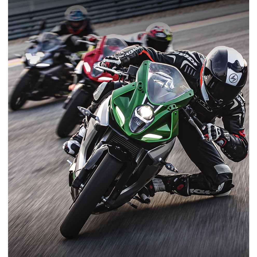 Bộ nhãn dán trang trí xe máy Benelli 600 300 250 302 bằng da nylon phản quang 3D